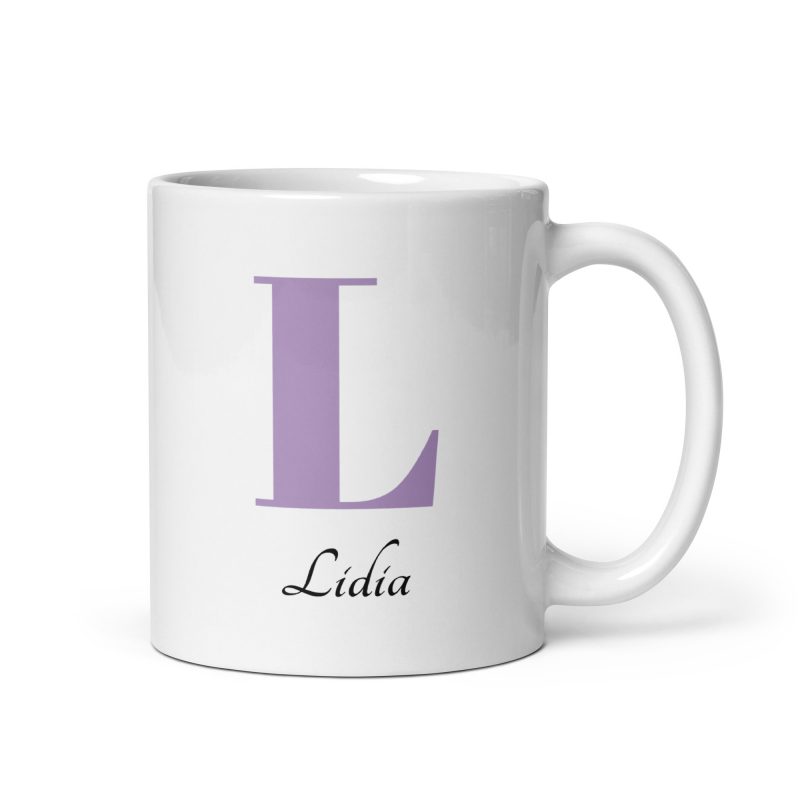 Taza con el nombre Lidia, un regalo especial