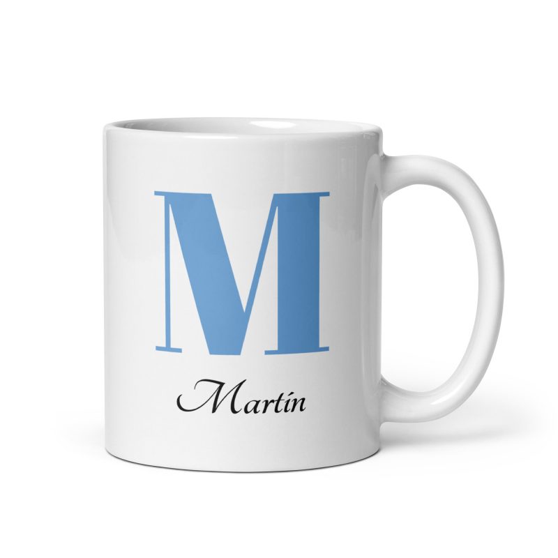 Taza con el nombre Martín, un regalo original