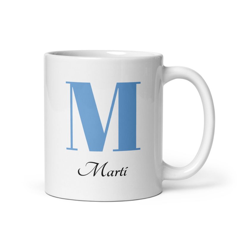 Taza de regalo con el nombre Martí