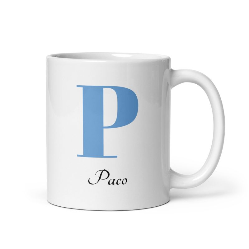 Taza con nombre Paco, regalo original