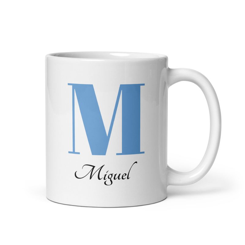 Taza de regalo con el nombre Miguel