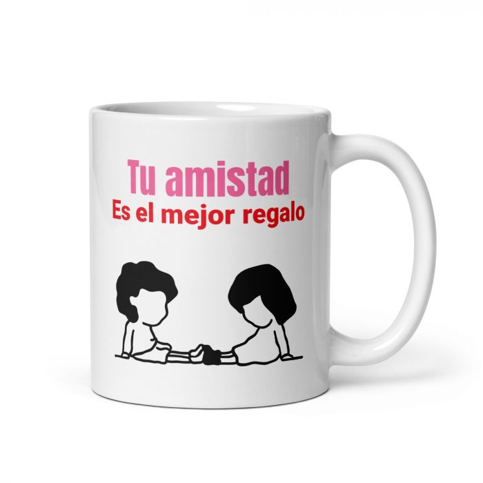 Taza de regalo para amigos tu amistad es el mejor regalo