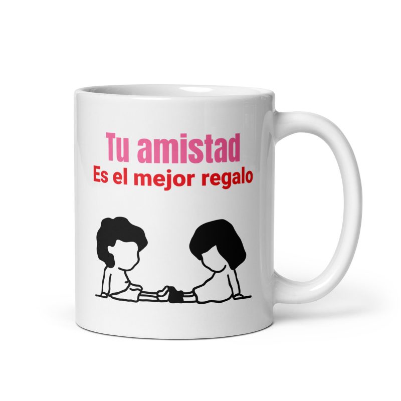 Taza de regalo para amigos tu amistad es el mejor regalo