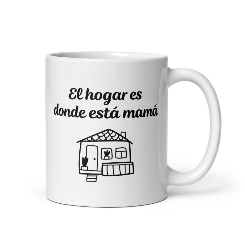 Taza el hogar es donde esta mamá, un regalo bonito para el día de la madre