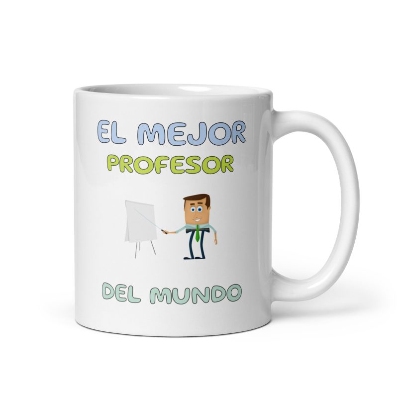 Taza el mejor profesor del mundo, regalo de fin de curso