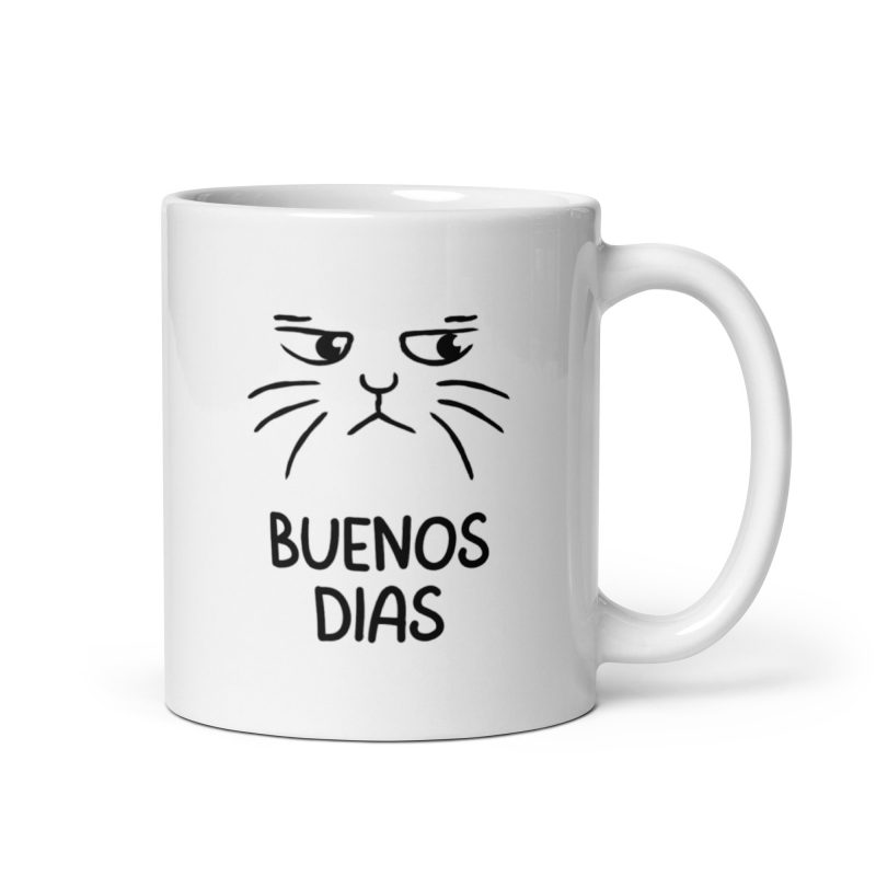 Taza divertida buenos días, regalo matutino