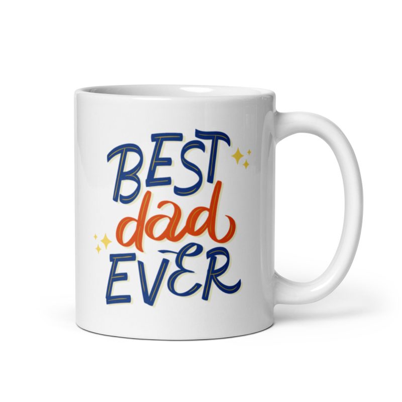Taza con el mensaje best dad ever, ideal para regalar