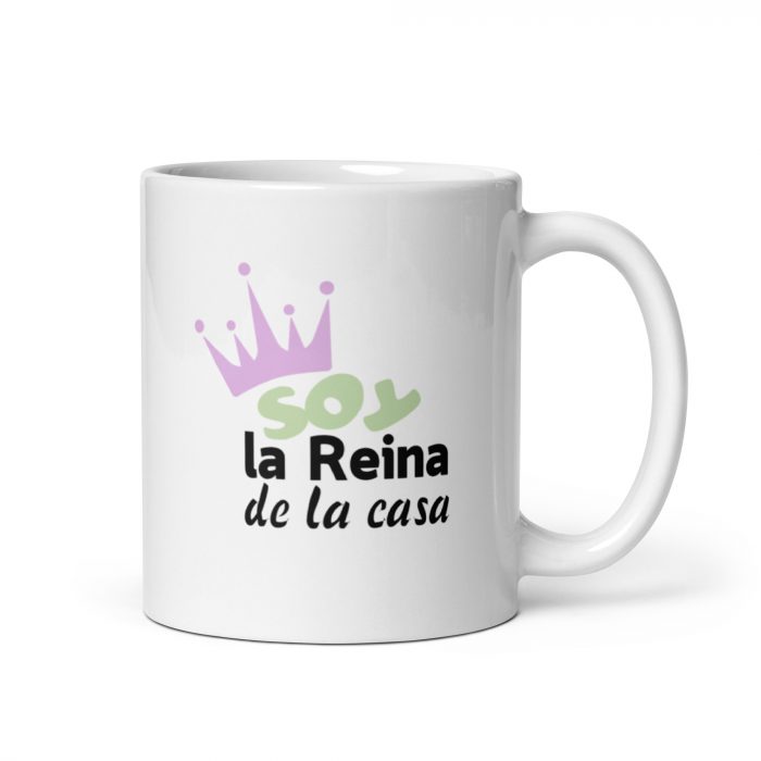 Taza soy la reina de la casa, regalo día de la madre