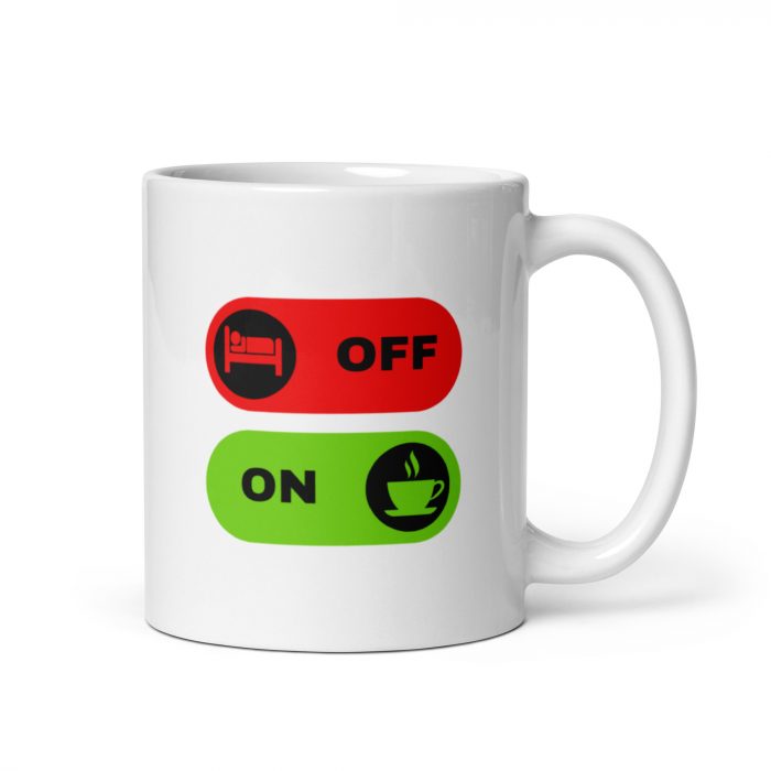 Taza off dormir on café, regalo divertido