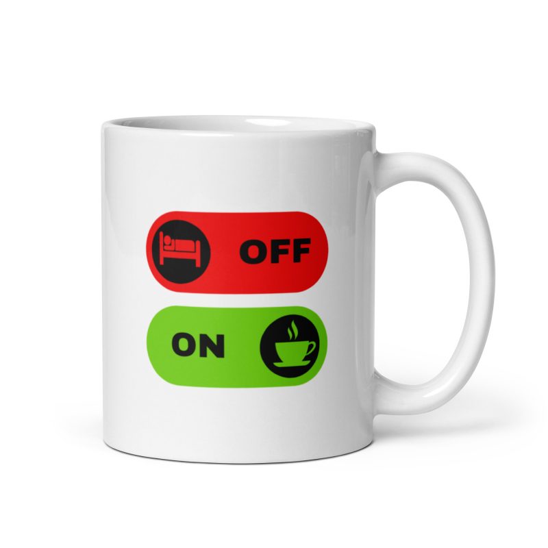Taza off dormir on café, regalo divertido
