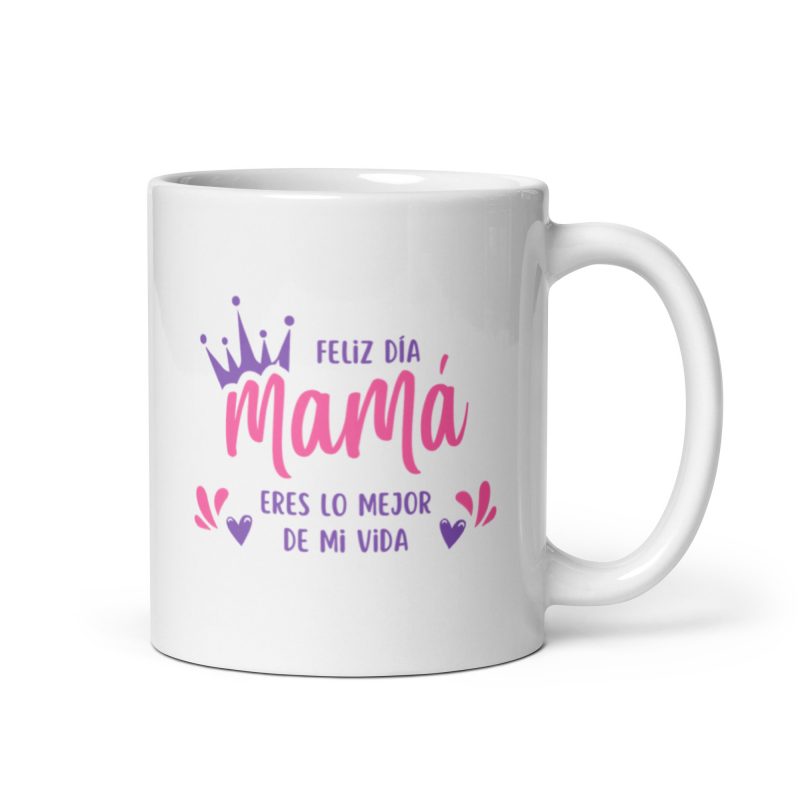 Taza para la mejor mamá, regalo bonito día de la madre