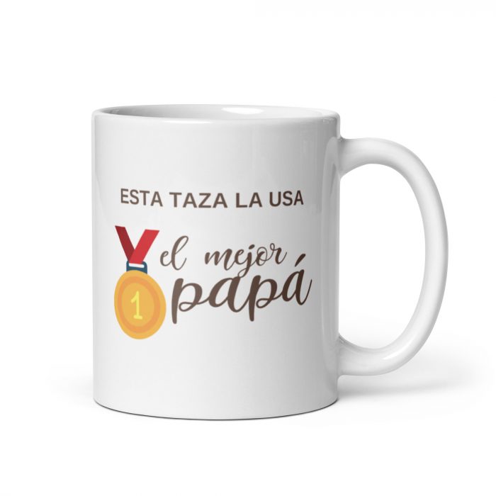 Taza para el mejor papá, ideal para regalos del día del padre
