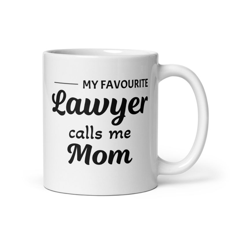 Taza ideal para madres de hijos abogados, un regalo especial