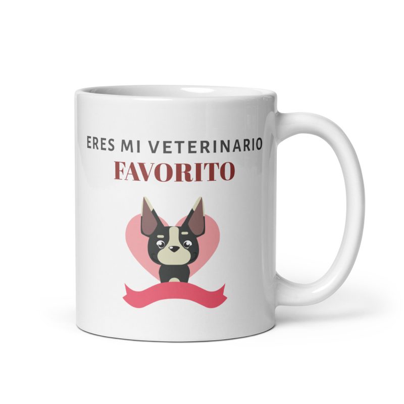 Taza con el mensaje eres mi veterinario favorito, un regalo original para veterinarios