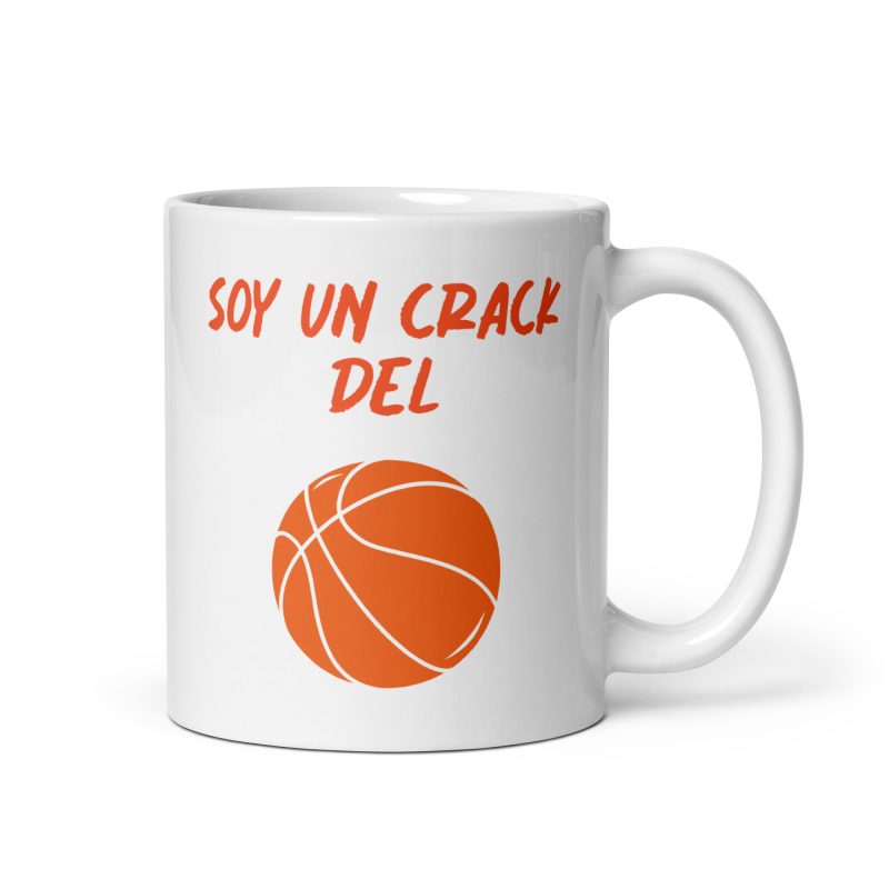 Taza con el mensaje soy un crack del básquet, regalo para jugadores de baloncesto
