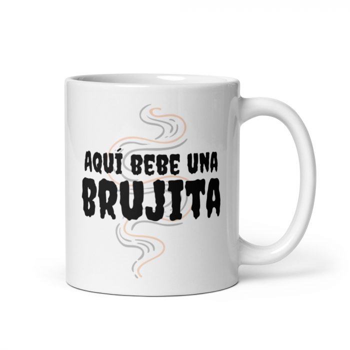 Taza de Halloween aquí bebe una brujita