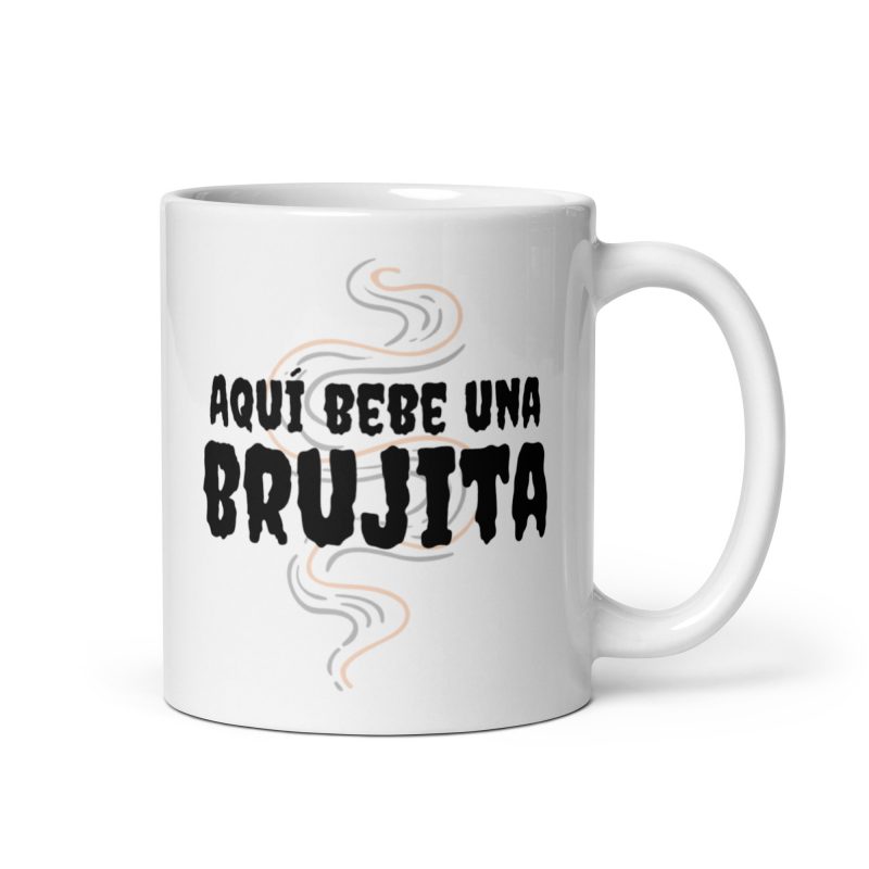 Taza de Halloween aquí bebe una brujita