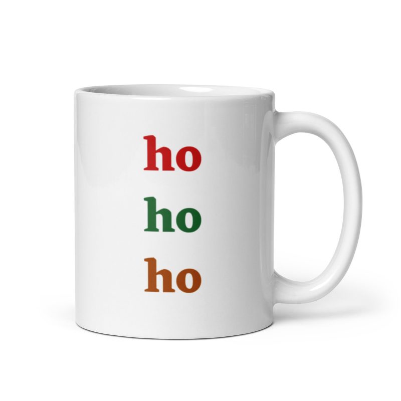 Taza de navidad Ho Ho Ho, regalo navideño