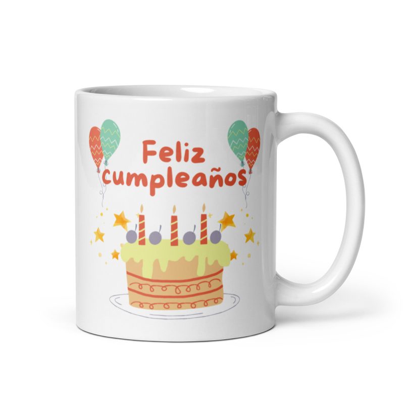 Taza de feliz cumpleaños, regalo original