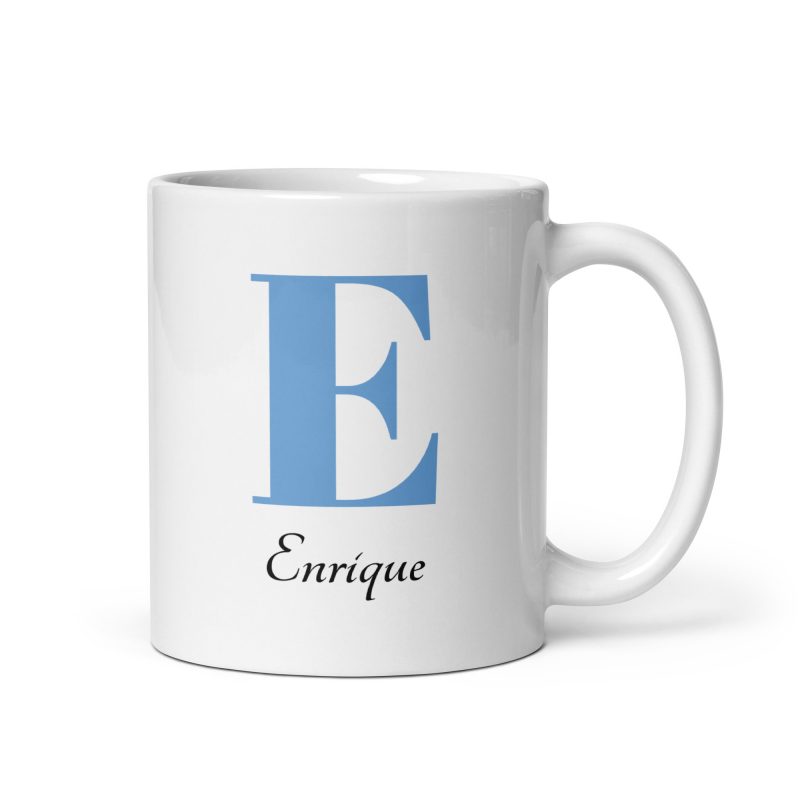 Taza con el nombre Enrique, un regalo original ideal para el día del padre