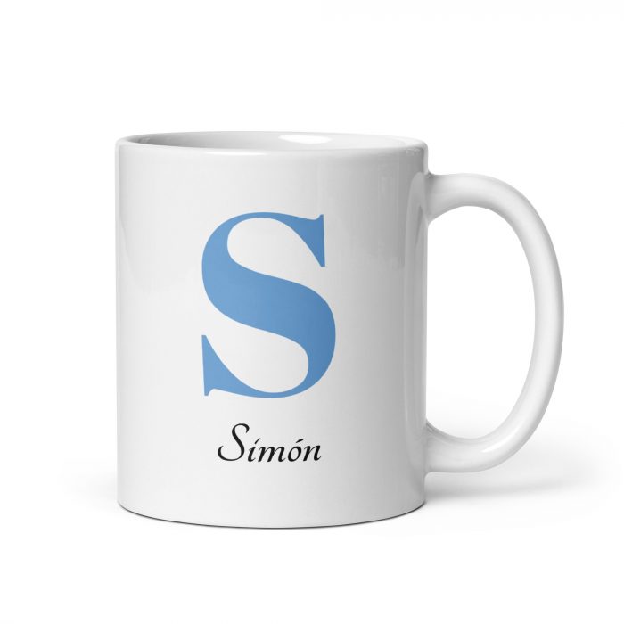 Taza con el nombre de Simón, regalo original