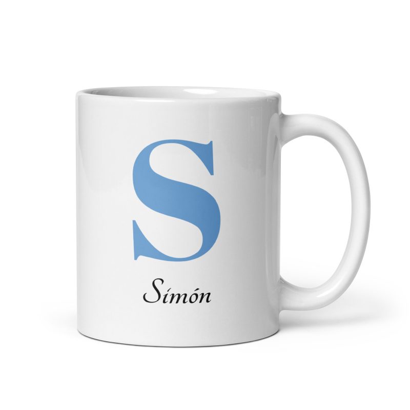 Taza con el nombre de Simón, regalo original