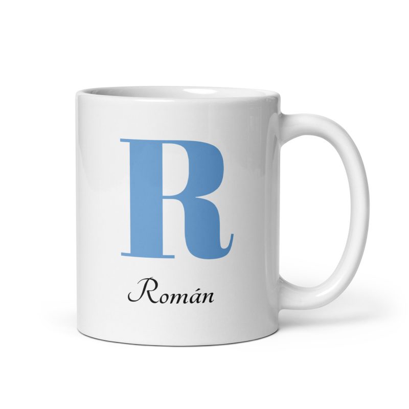 Taza de regalo con el nombre Román