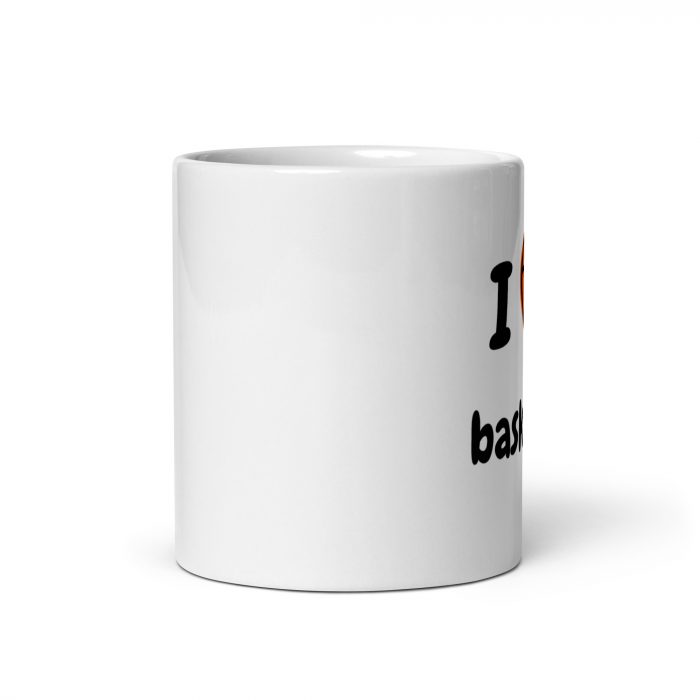 Taza "I Love Basketball" | Regalo Personalizado para Fanáticos del Baloncesto - Imagen 3