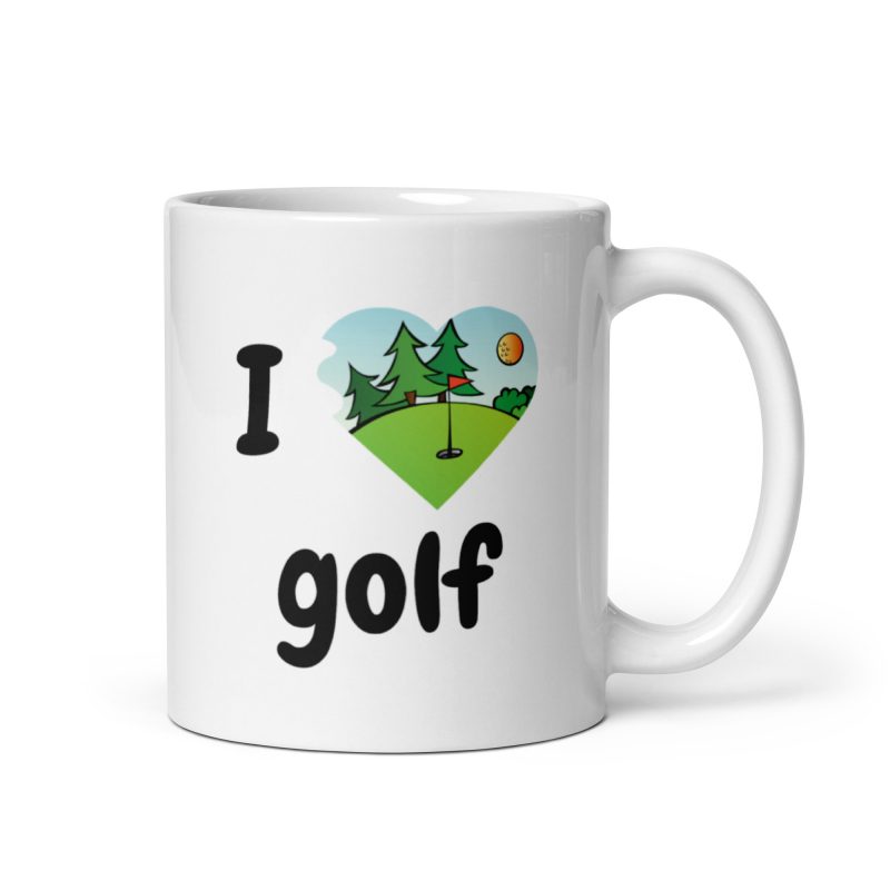 Taza de regalo ideal para amantes del golf