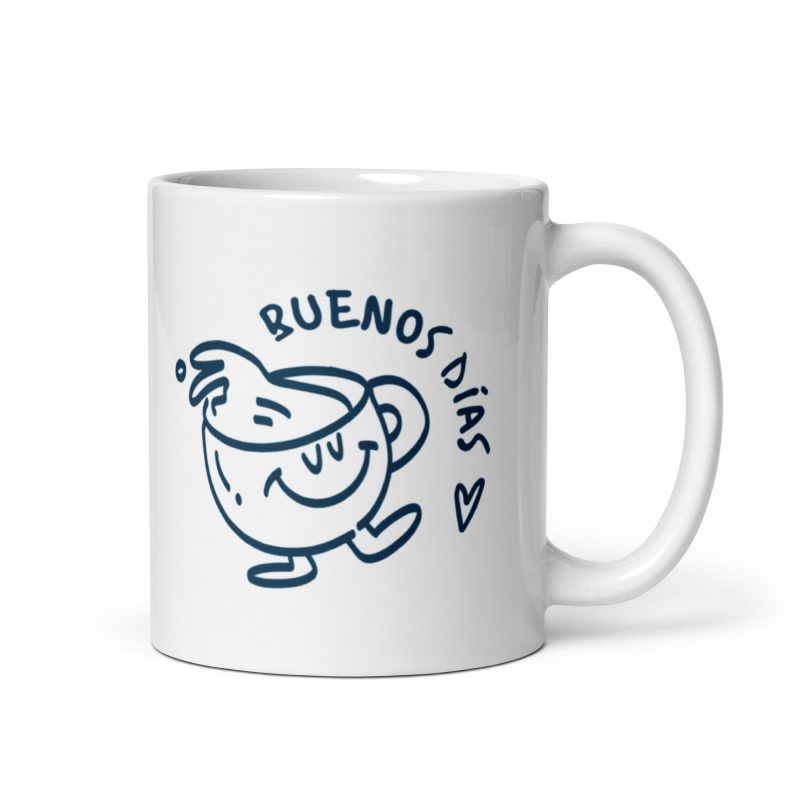 Taza de regalo con el mensaje buenos días
