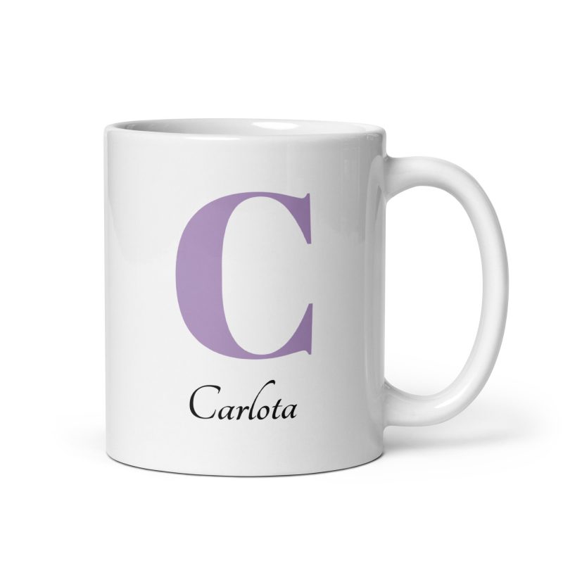 Taza de regalo con el nombre Carlota