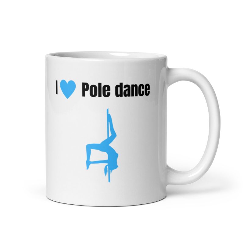 Taza I love pole dance, un regalo para bailarines