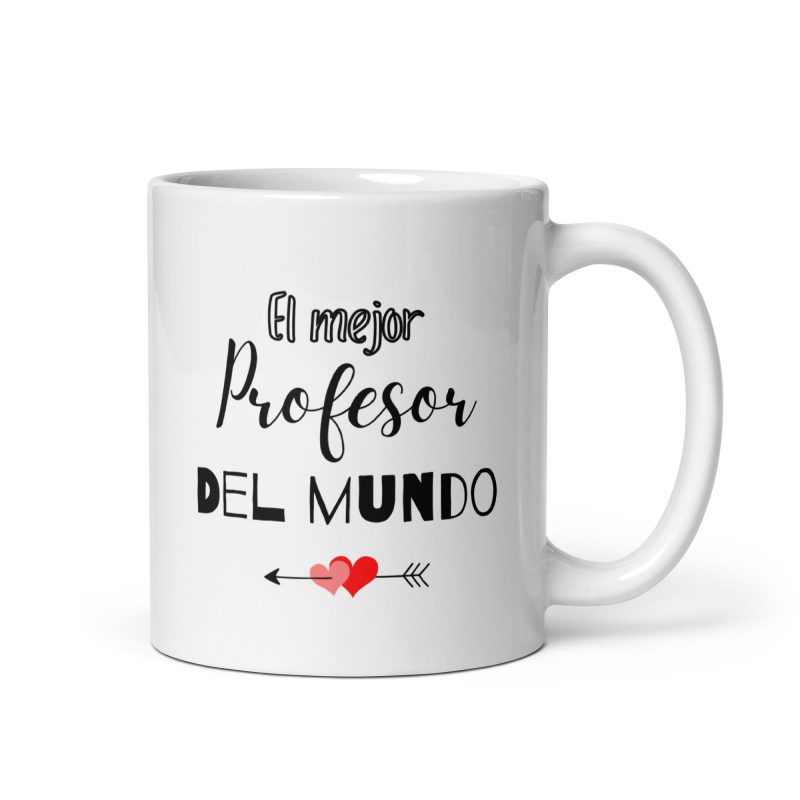 Taza para regalo para el mejor profesor del mundo