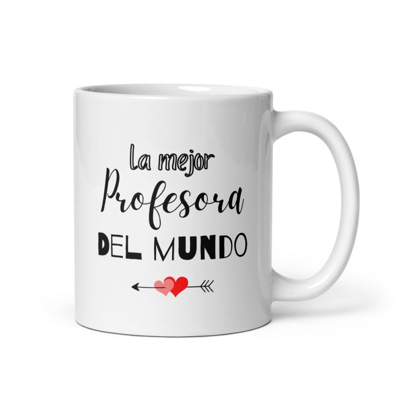 Taza regalo para la mejor profesora del mundo