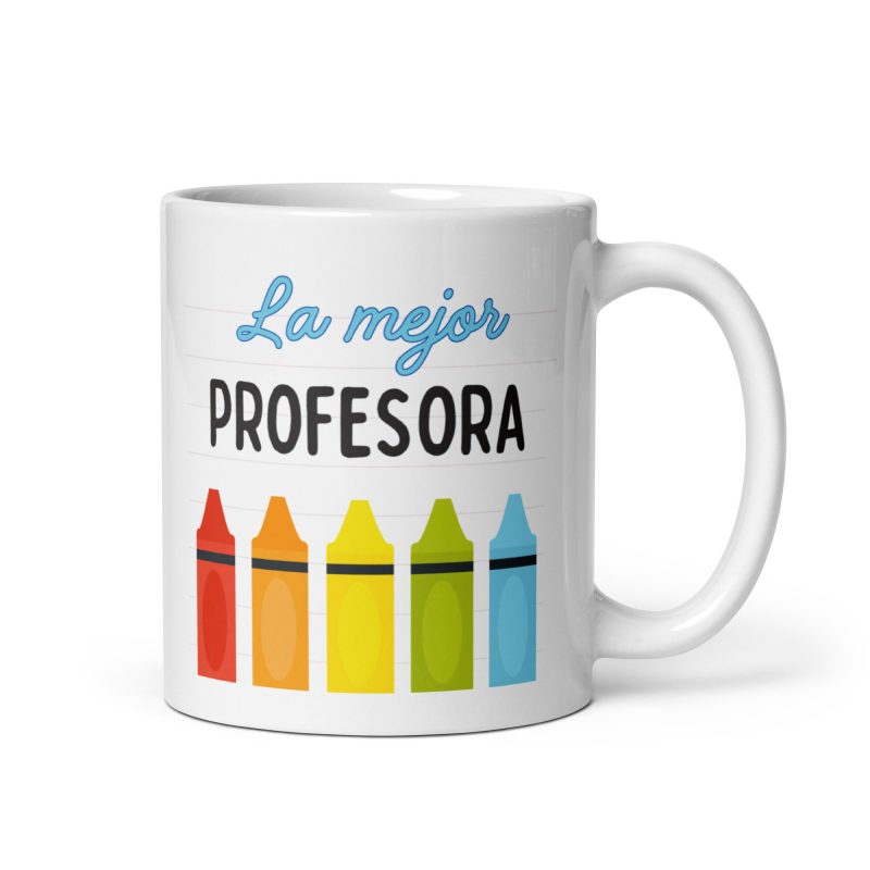 Taza regalo la mejor profesora