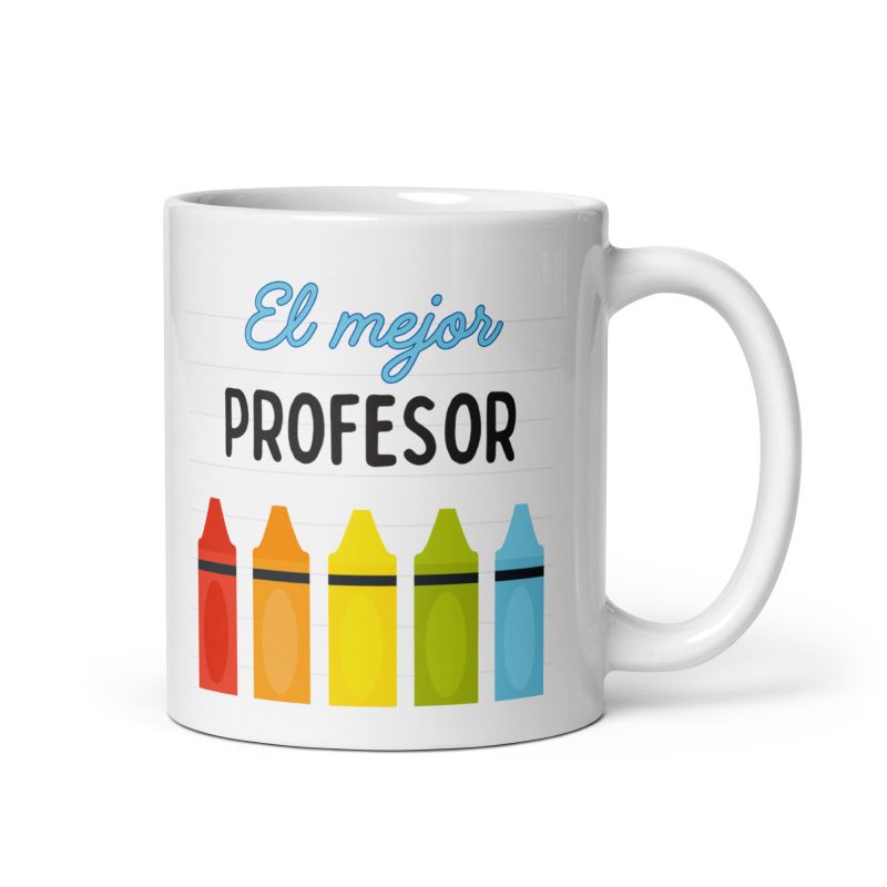 Taza el mejor profesor, un regalo original