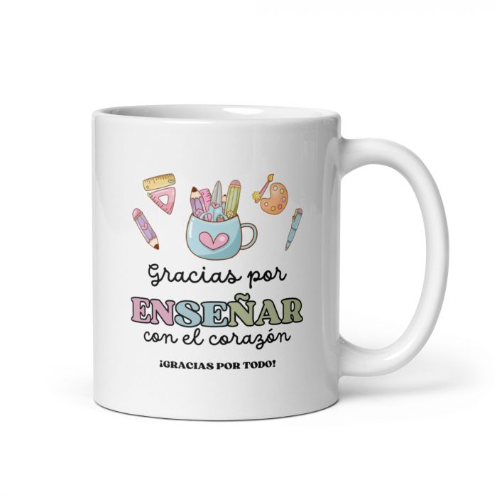 taza para profesores con mensaje bonito, regalo original