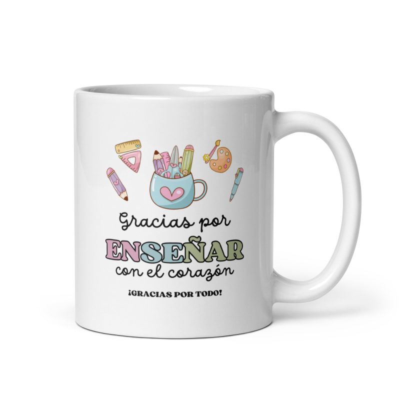 taza para profesores con mensaje bonito, regalo original