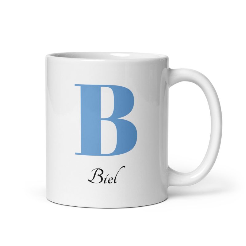 Taza con nombre Biel, regalo original personalizado