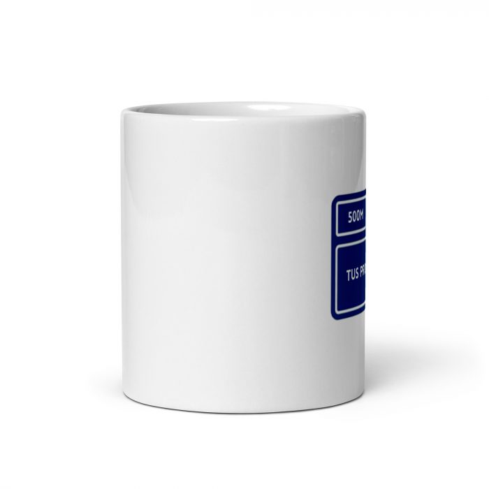 Taza motivacional "Tus Problemas, a 500m" | El Regalo Original con Humor - Imagen 3