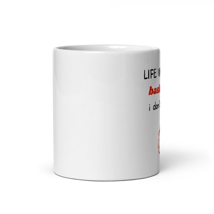 Taza Baloncesto "¿Vida sin Basket?" | Regalo Fanático del básquet - Imagen 3