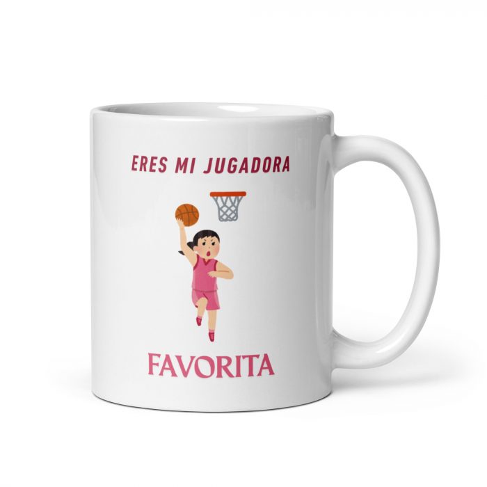 Taza de baloncesto eres mi jugadora favorita