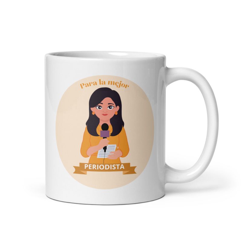 Taza para la mejor periodista, regalo para periodistas