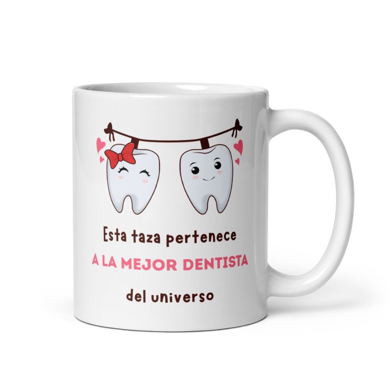 taza para la mejor dentista del universo, ideal para regalos