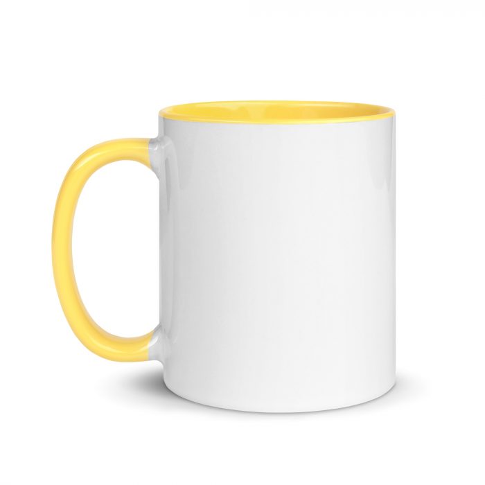 Tazas con Logo para Empresas | Interior y Asa Amarillos | Sin Mínimo - Imagen 3