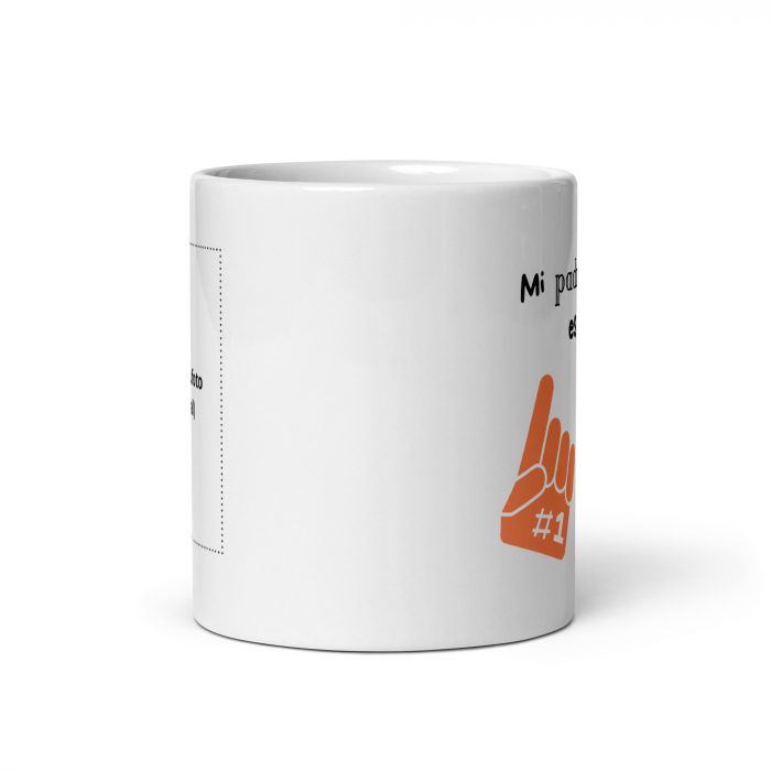Taza para Papá 'Mi Padre es el #1' | Con Foto Personalizada | Regalo Original - Imagen 3