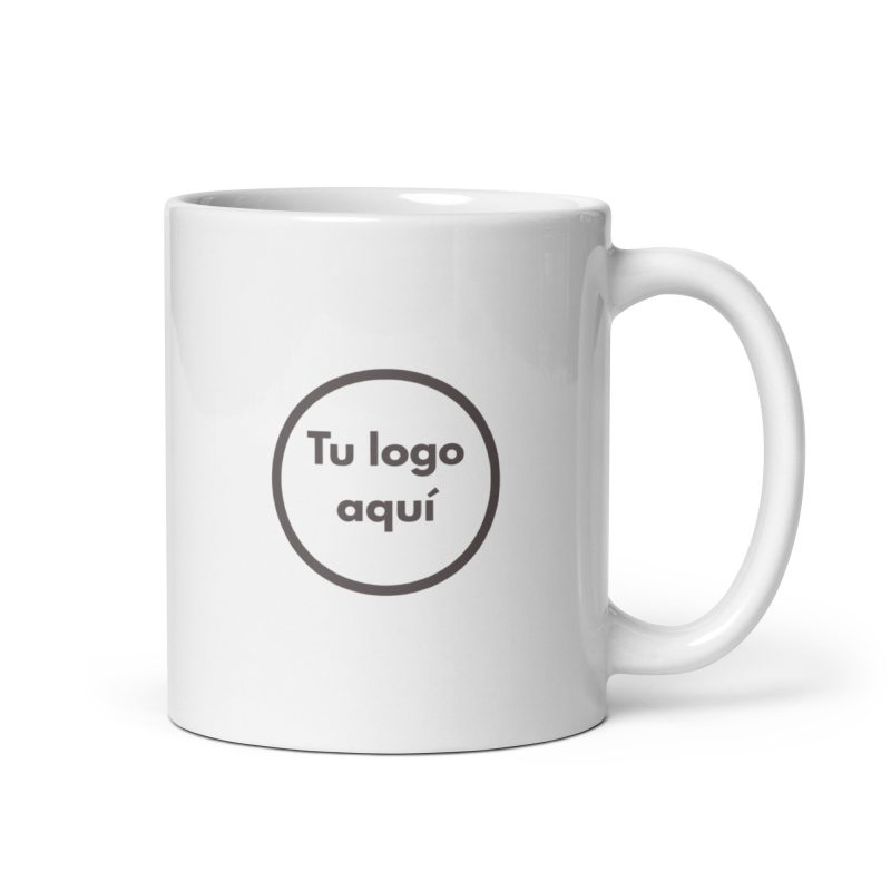 Tazas con Logo para Empresas | Totalmente Blanca | Personalización Sin Mínimos