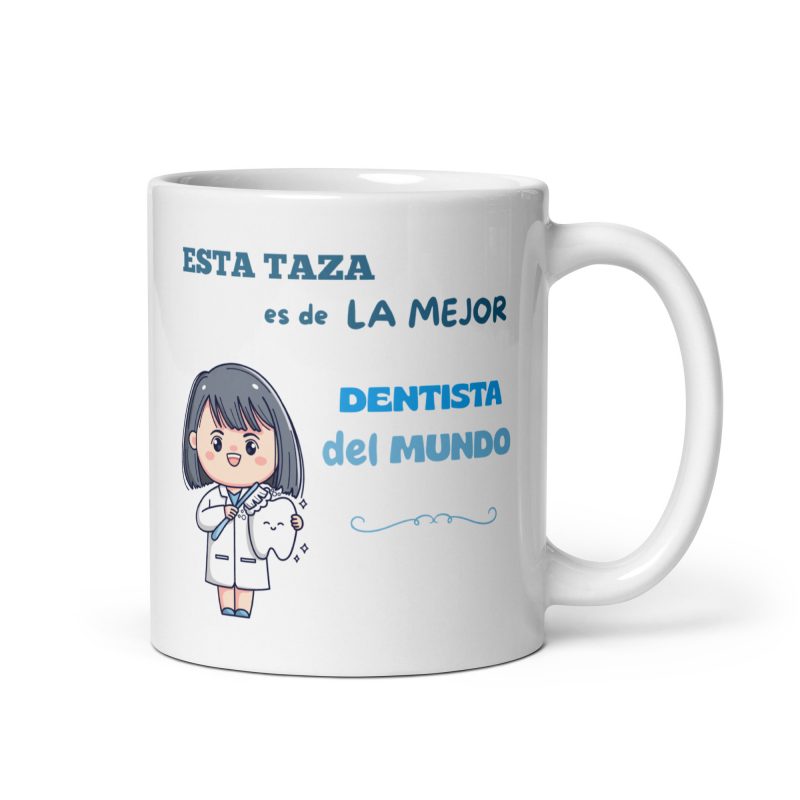 Taza "La Mejor Dentista del Mundo" | Regalo Original para Odontólogas